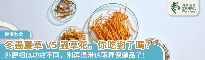 冬蟲夏草 VS 蟲草花，你吃對了嗎？